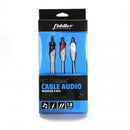 Cable De Audio Miniplug A Rca 1.8 Mt