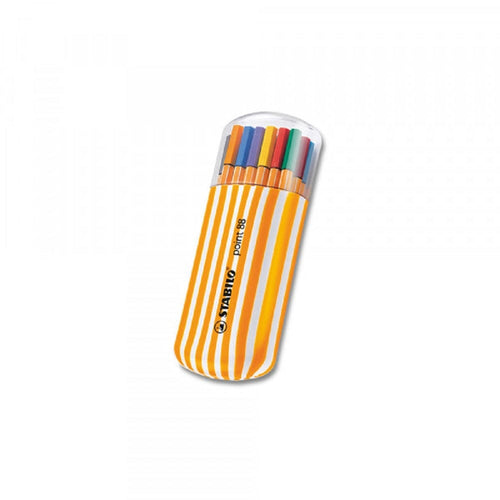 Lapiz Fibra 0.4Mm 20 Colores Point 88 Estuche STABILO 