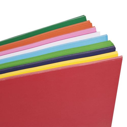 Cartulina Color Surtido Paquete 100 Un 140 Gr 55X77 Cm