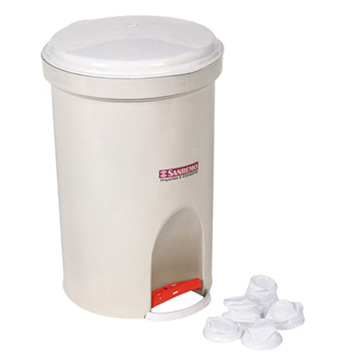 BASURERO PLASTICO BAÃƒâ€˜O PEDAL 13.5 LT (6851984031952)