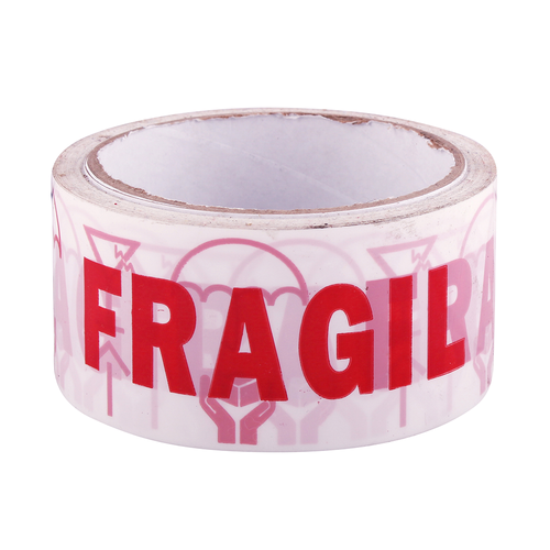 CINTA EMBALAJE 48 MM 40 MT BLANCO FRAGIL (6852066050256)