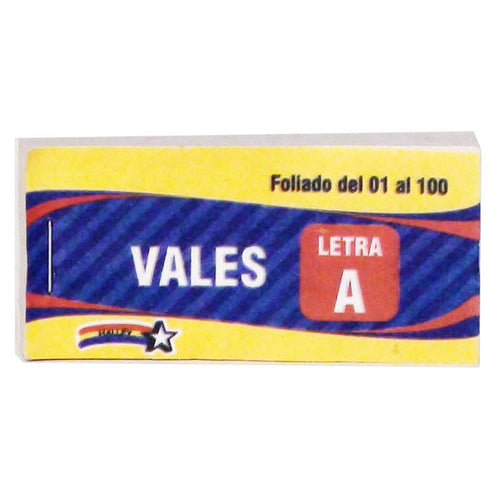 Formulario Vale Voto Caja 9 X 4 Cm 100 Hj