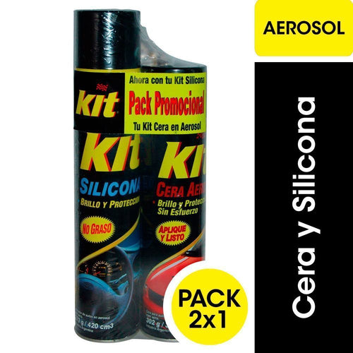 Silicona + Cera Aerosol Pack