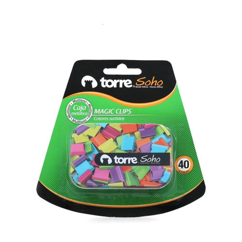 REPUESTO MAGIC CLIC 40 UN COLORES SURTIDO CAJA METAL (6852130373840)
