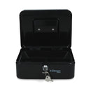 CAJA SEGURIDAD METALICA CON CHAPA 8 PULGADAS (6852049043664)