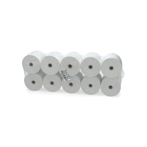 ROLLO PAPEL TERMICO PAQUETE 79 MM X 80 MT X 13 CM 55 GR 10 UN (6852071653584)