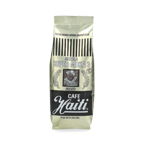 CAFE GRANO ENTERO 250 GR FUERTE SUPER MOKA (6851917250768)