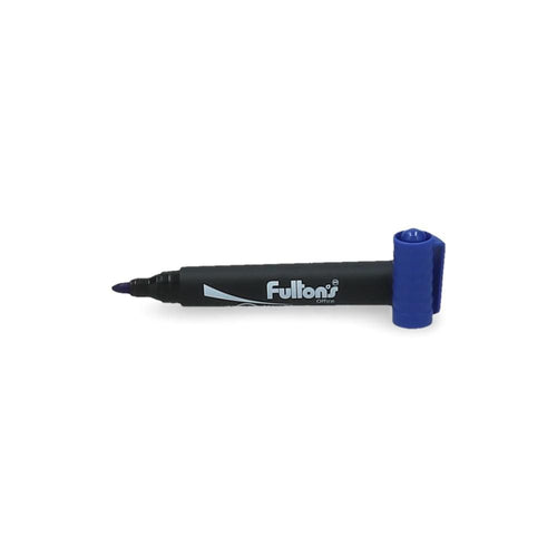MARCADOR PERMANENTE DESECHABLE PUNTA REDONDA COLOR AZUL (6851931275472)