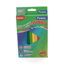 LAPICES COLORES LARGO TRIANGULAR 12 UN (6851963093200)
