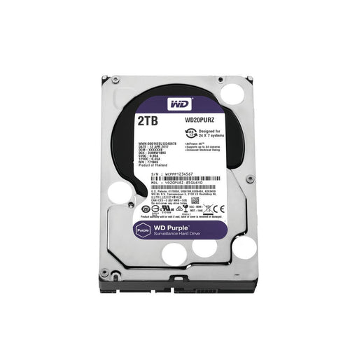 Disco Duro Video Vigilancia 2Tb Wd10Purz 5400Rpm Purpura 3.5 Wd