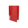 Carpeta Plástica Tapa Dura Y Clip Palanca Oficio Rojo