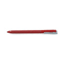 LAPIZ PASTA 1.0 MM PUNTA MEDIA ROJO RETRACTIL GRIP 2022 (6852060348624)