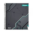Cuaderno 1/2 Oficio Tech 7 Mm 100 Hojas