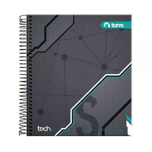 Cuaderno 1/2 Oficio Tech 7 Mm 100 Hojas