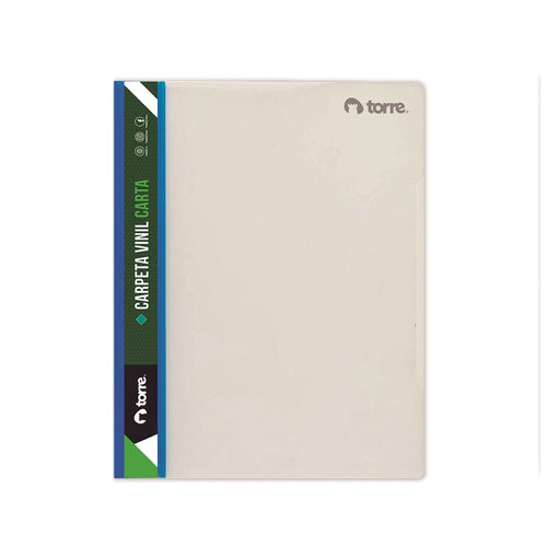 CARPETA VINIL CARTA CON ACCO CLIP LOMO AZUL
