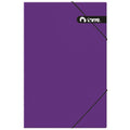 CARPETA CON ELASTICO OFICIO MORADO
