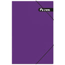 CARPETA CON ELASTICO OFICIO MORADO