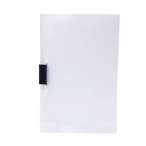 CARPETA VINIL OFICIO CLIP FILE TRANSPARENTE