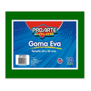 GOMA EVA VERDE OSCURO 20 X 30 CM 10 HOJAS