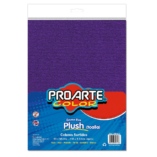 CARPETA CON GOMA EVA PLUSH 6 COLORES