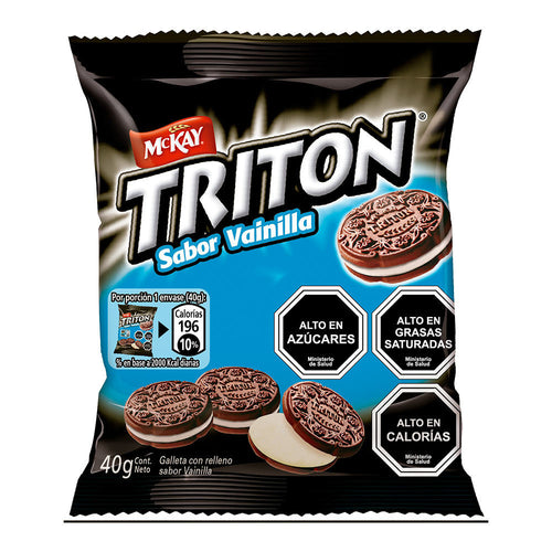 GALLETA MINI TRITON VAINILLA 40 GR