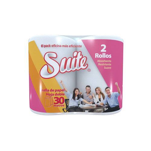 Toalla Absorbente Dos Hojas 30 Mt X 2 SUITE 