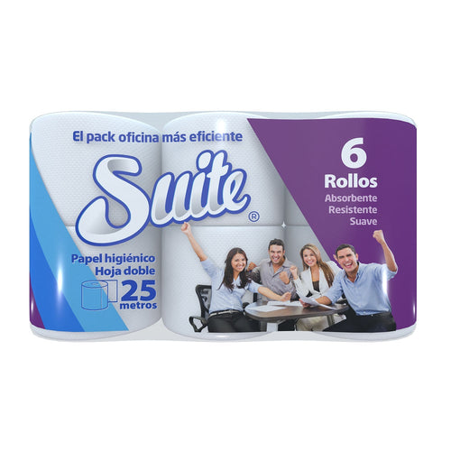 Papel Higiénico Dos Hojas 25 Mt X 6 Un