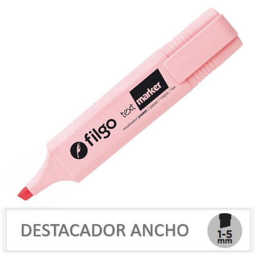 DESTACADOR ESCRITORIO ROSADO PASTEL