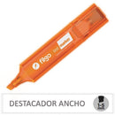 Destacador Escritorio Naranjo Fluor