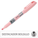 DESTACADOR BOLSILLO ROSADO PASTEL