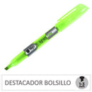 Destacador Bolsillo Verde Fluor