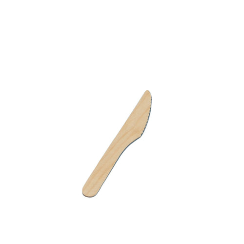 CUCHILLO MADERA MESA 165 MM 100 UN