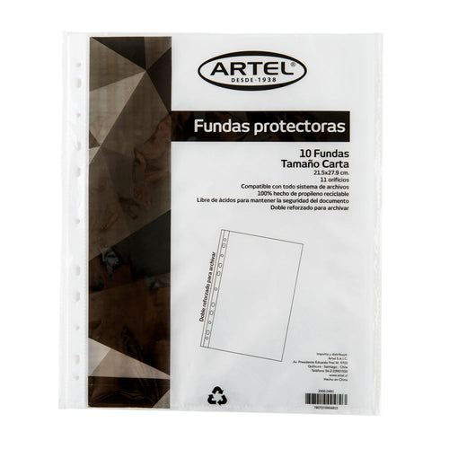 Funda Para Archivo Protectora Carta 10 Un