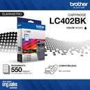 Cartucho Tinta Lc402Bks Negro 550 Páginas