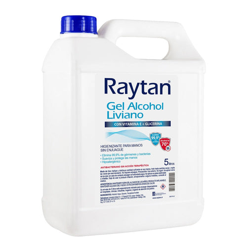 Alcohol Gel Liviano 5 L RAYTAN 