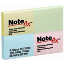 Nota Adhesiva 653 Pastel 4 Un 100 Hojas