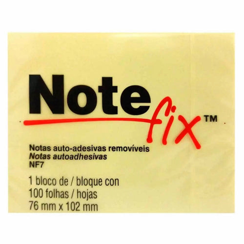 Nota Adhesiva 655  76x102 Mm Amarillo 100 Hojas