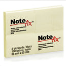Nota Adhesiva 653 Amarillo 50X40 Mm 4 Un 100 Hojas