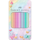 Estuche Metálico 12 Lápices Pasteles Sparkle