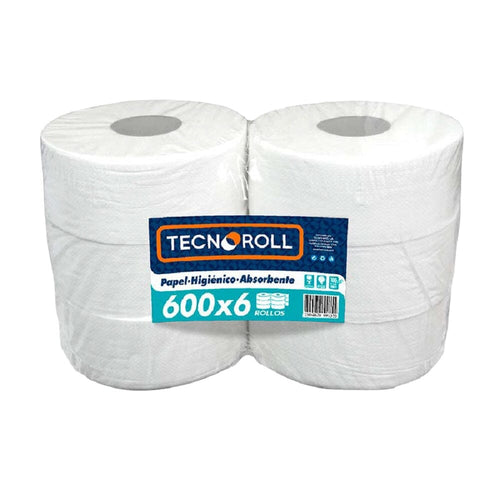 Papel Higienico Hoja Simple 6 X 600 Mt TECNOROLL 