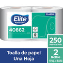 Toalla Classic Una Hoja 250 Mts X2 ELITE PROFESSIONAL 