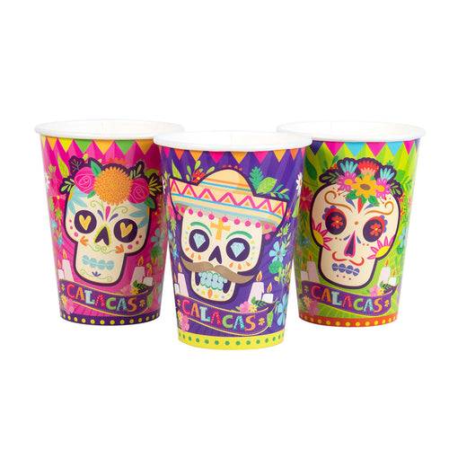 Halloween Vaso Calacas 6 Un
