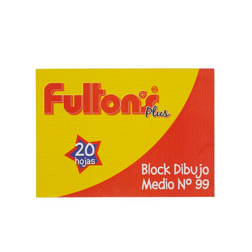 Block Dibujo N99 Medio 20 Hojas