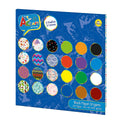 Block Papel Lustre Origami 12 Colores 24 Hojas 16 X 16 Cm