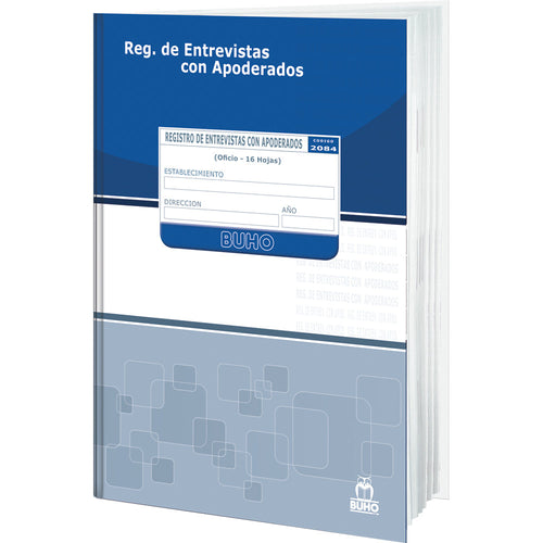 Libro Entrevista Con Apoderado 16 Páginas