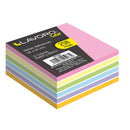 Nota Adhesiva 654 Blanco/Pastel 50X50 Mm  6 Colores 258 Hojas Cubo