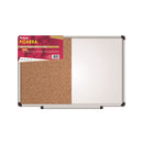 Pizarra Mixta Blanca Magnética/Corcho 75X120 Cm