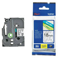 Cinta Tze-141 Negro/Transparente 18 Mm (0.7") X 8 M (26.2')
