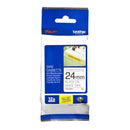 Cinta Tze-Fx251 Negro/Blanco 24 Mm (0.94") X 8 M (26.2')