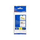 Cinta Tze-S261 Negro/Blanco 36 Mm (1.4") X 8 M (26.2')